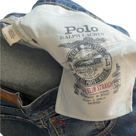 Polo Ralph Lauren Mens Varick Slim Straight Jean 34x32 - Picture 6 of 8